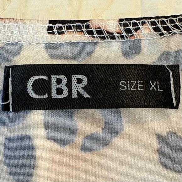 CBR Womens Maxi Dress Leopard Print SzXL Summer Spring Elegant Resort Beachfront - Picture 5 of 9